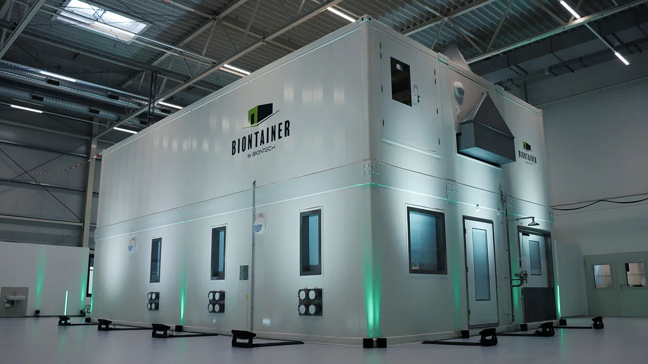 BioNTainers from BioNTech - “ turnkey mRNA manufacturing facilities based on a container solution” -